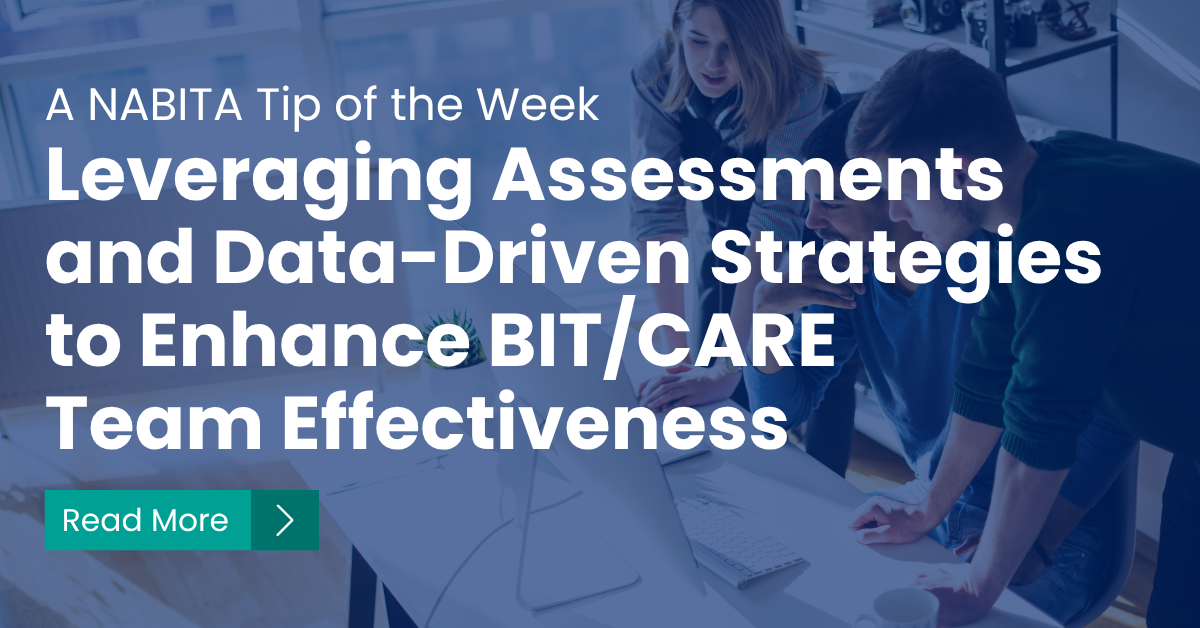 Leveraging Assessments and Data-Driven Strategies to Enhance BIT/CARE Team Effectiveness 